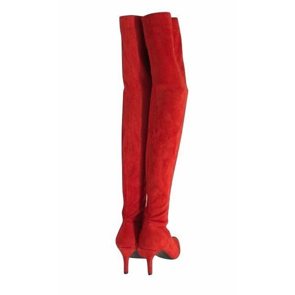 INC International Concepts Womens Briella Fabric Pointed Toe, Red Lava, SZ US 6 - Picture 6 of 8